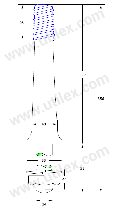 Manufacturers Suppliers Insulator Pin Kv Pole Line Hardware Fittings Overhead Power