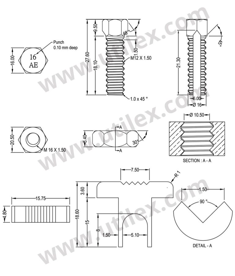 Line Tap 16 mm | ABC Accessories | Utilex Engineering Pvt. Ltd.